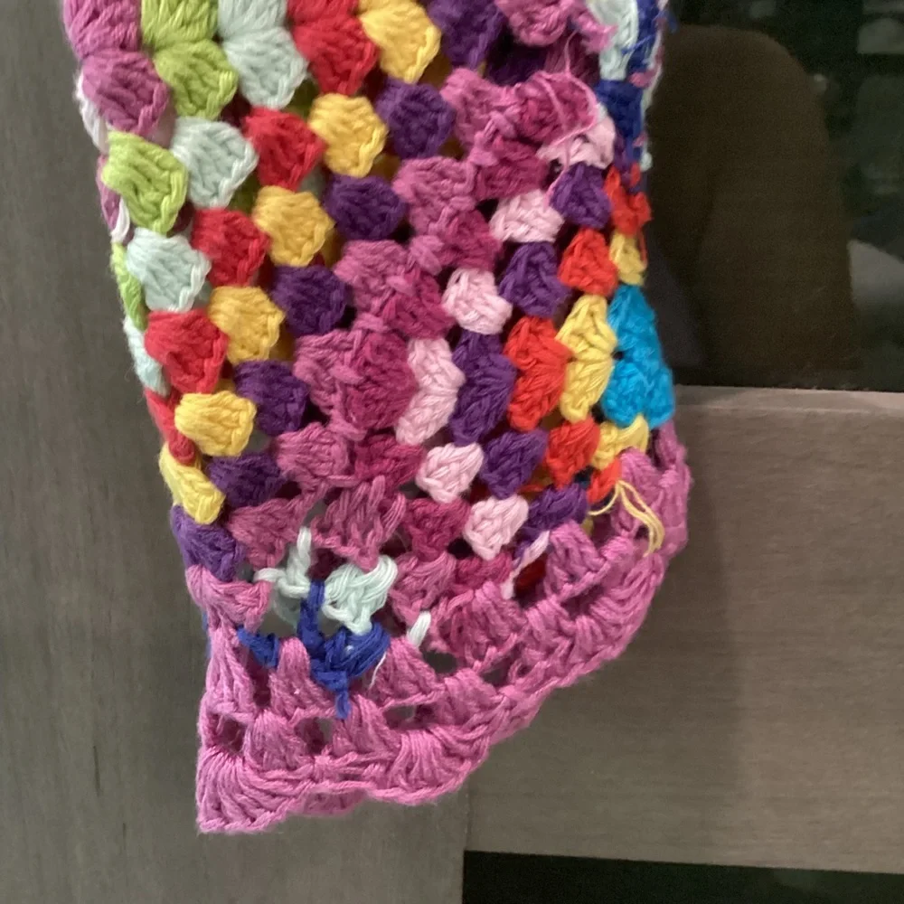 SPELL and the Gypsy Carnaby Colorful Crochet Crop Top M/L - Picture 16 of 16